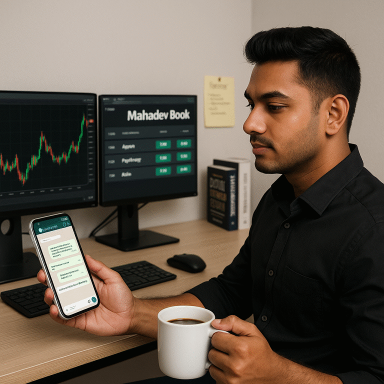 Indian bettor using forex-inspired strategy to place bets on Mahadev Book platform