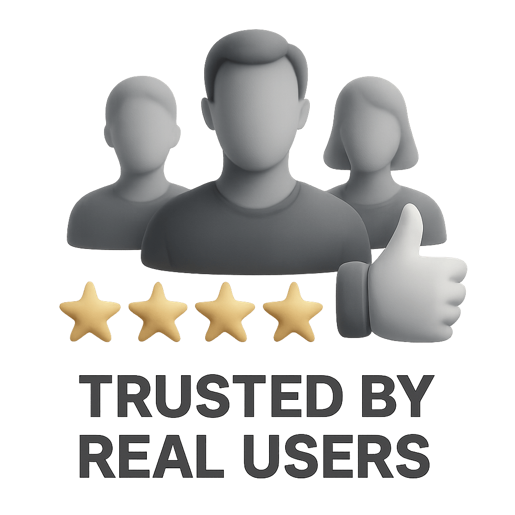 Group of users with star rating icon representing trust in Mahadev Book